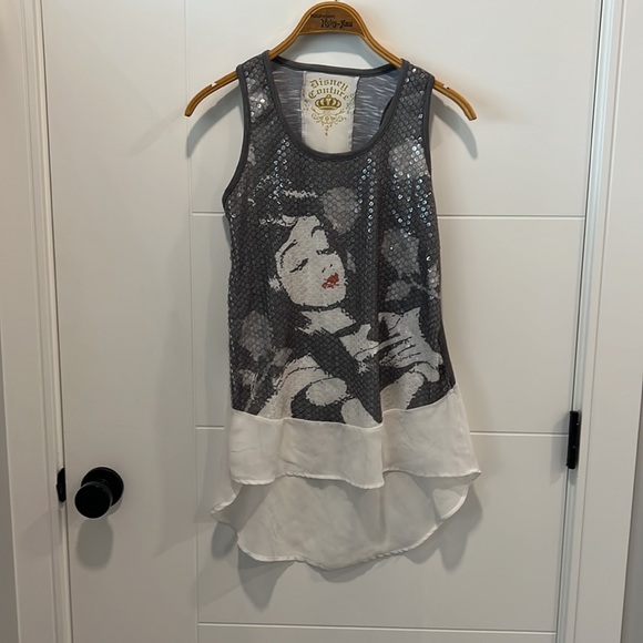 Disney couture sleeping beauty sequence shirt size small - Picture 2 of 7
